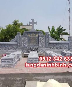 Mẫu lăng mộ người theo đạo Thiên Chúa